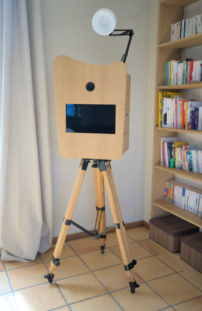 facade photobooth en bois